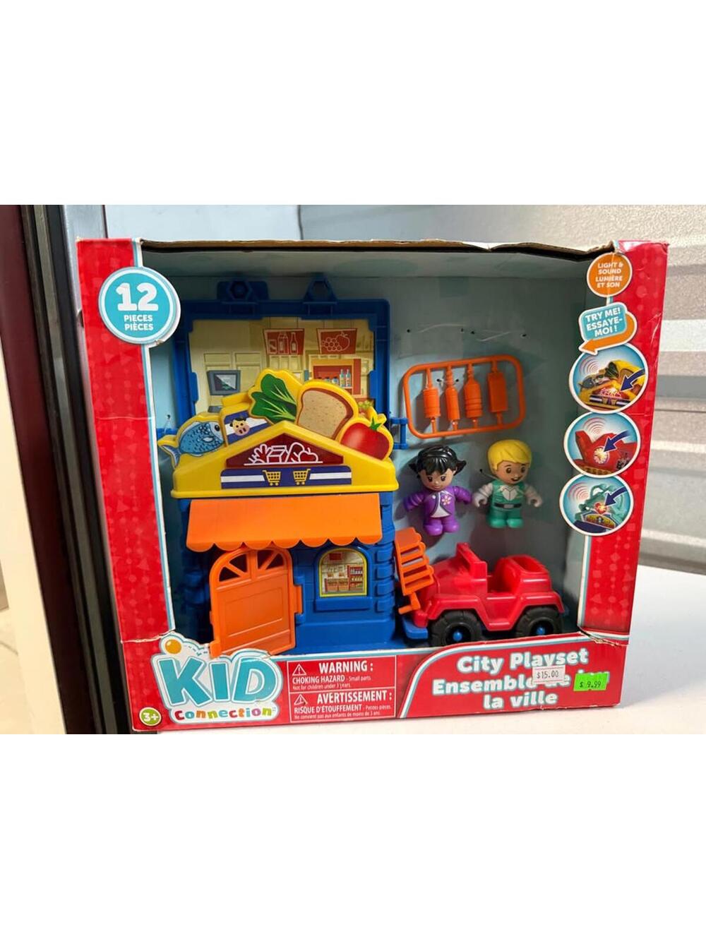 Kid Connection City Supermarket Playset Light & Sound 12 Pcs
